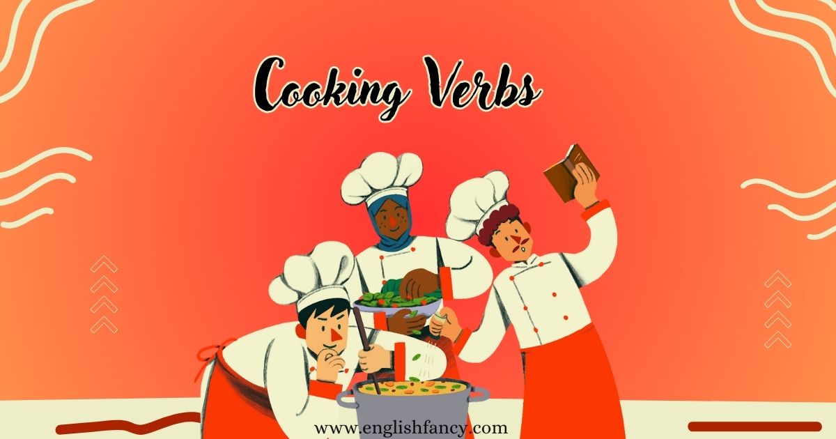 Cooking Verbs with meanings and examples