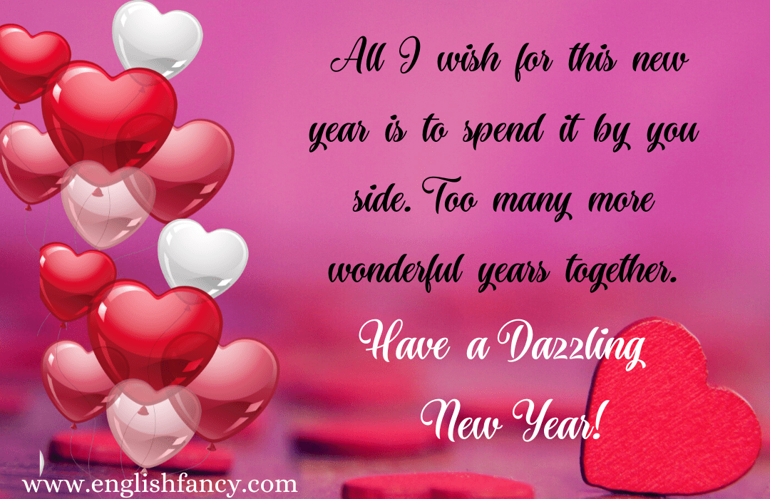 Happy New year wishes for loved one