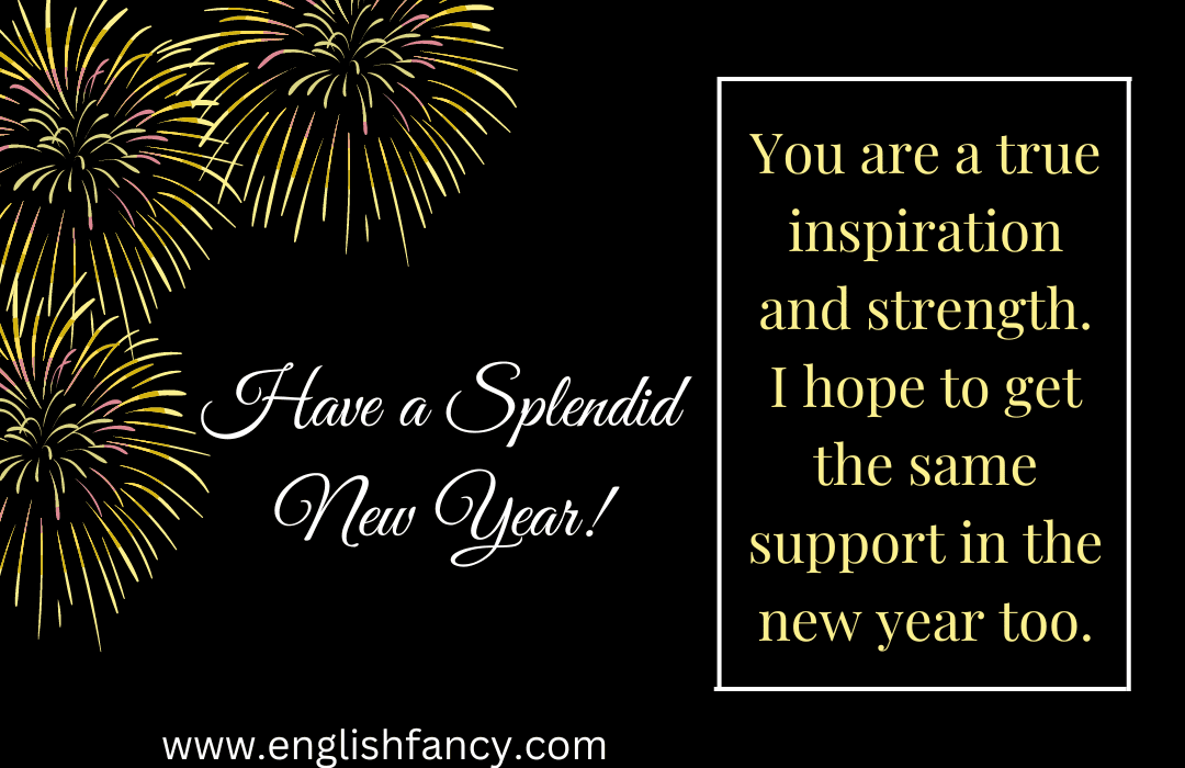 New Year Wishes for Boss