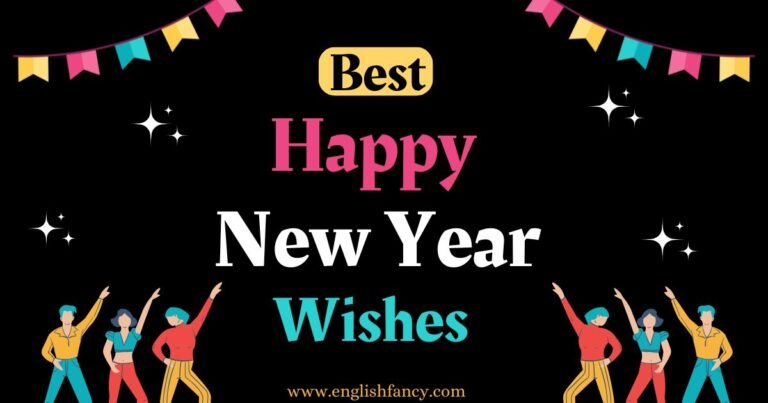 90 Best Happy New Year Wishes And Greetings 2026 - EnglishFancy