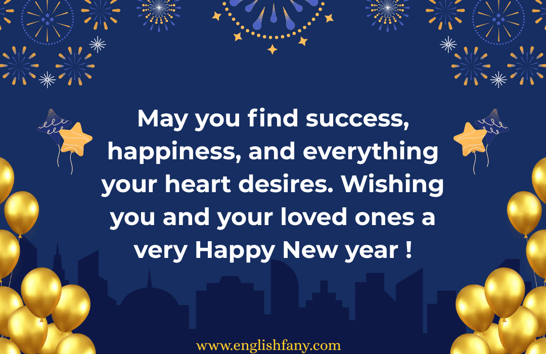 New Year Wishes in English