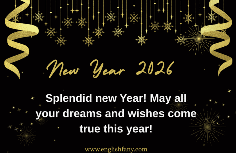 90 Best Happy New Year Wishes And Greetings 2026 - EnglishFancy