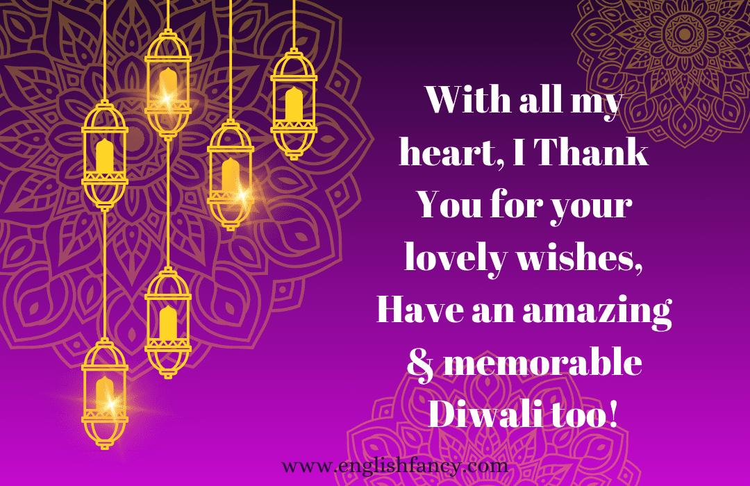 Reply to Diwali Greetings 1