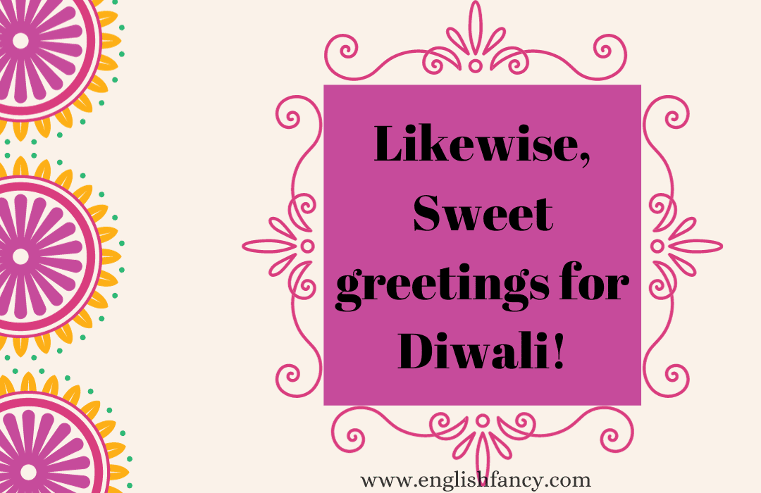 Short Reply to Diwali Wishes and Greetings