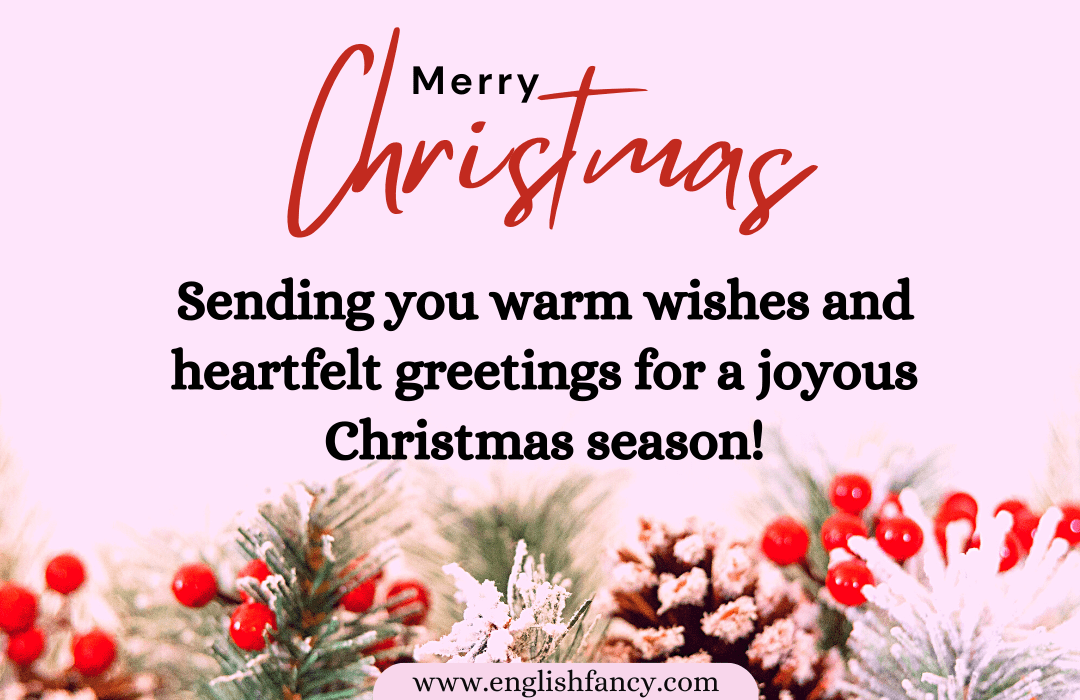150+ Best Merry Christmas Wishes, Greetings & Quotes 2025 EnglishFancy