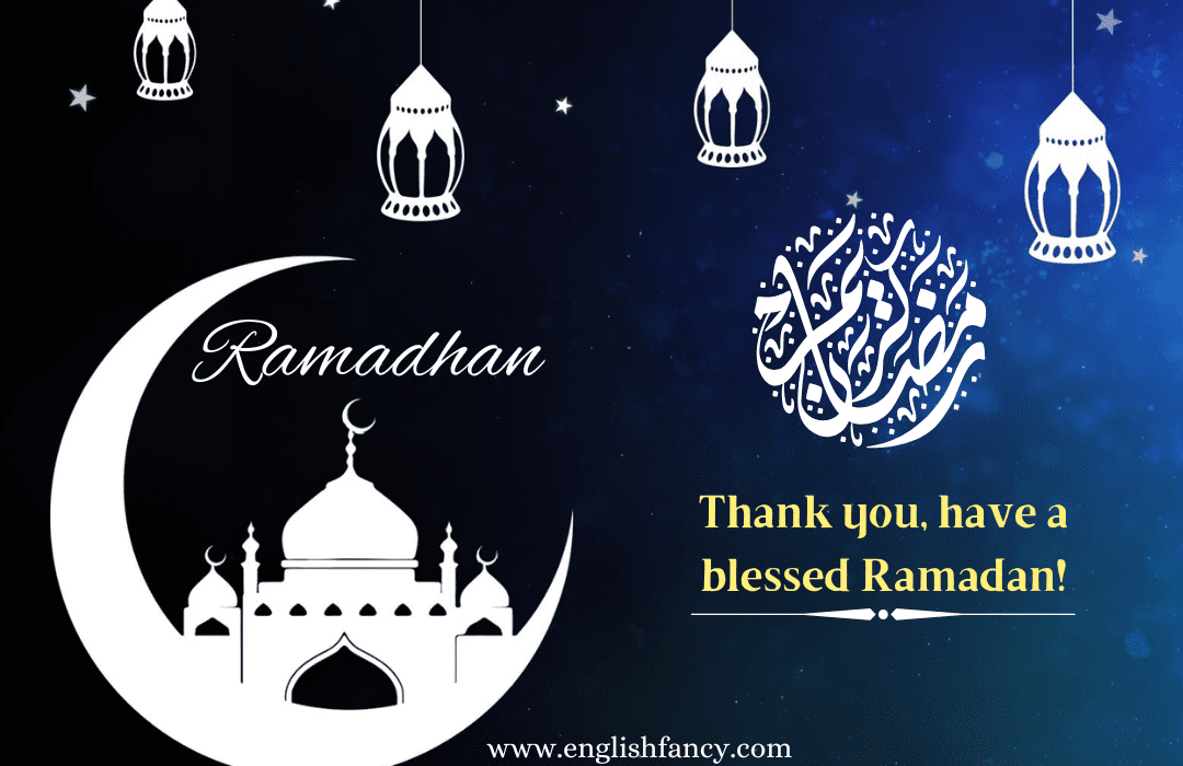 Very Short Reply to Ramadan Wishes