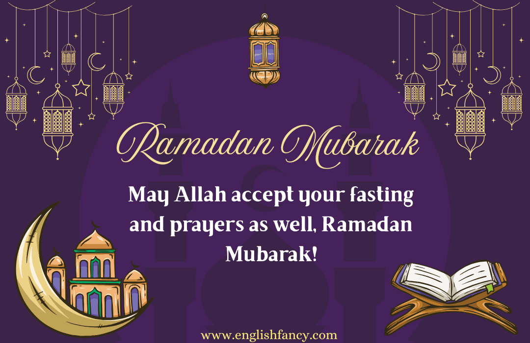 Short Reply to Ramdan Wishes
